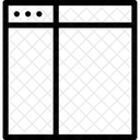 Split Vertical Site Web Icône