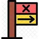 Division Separacion Carril Icono