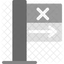 Division Separacion Carril Icono