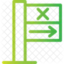 Division Separacion Carril Icono