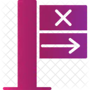 Division Separacion Carril Icono