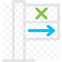 Division Separacion Carril Icono