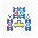 Division chromosomique  Icône