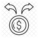 Division De Acciones Icono