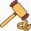 Divorce Law Judgement Icon