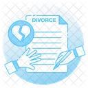 Divorce Document Icon