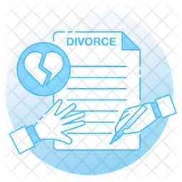 Divorce Document  Icon