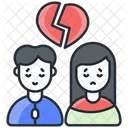 Divorcio Relacionamento Familia Ícone