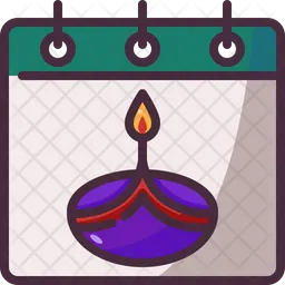 Diwali Calendar  Icon