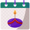 Calendar Diwali Cultures Icon