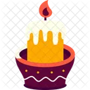 Diwali Candle  Icon