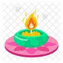 Diwali Candle Candle Pot Diwali Pot Icon