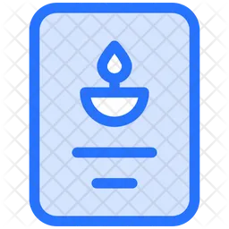 Diwali Card  Icon