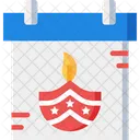 Calenderm Diwali Day Calendar Icon