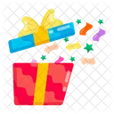Diwali Gift Surprise Box Gift Box Icon