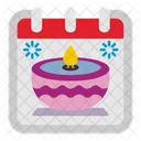 Diwali Hindu Calendar Icon