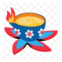 Diwali Diwali Lamp Oil Lamp Icon
