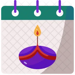 Diwali-Kalender  Symbol