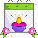 Diwali-Kalender  Symbol