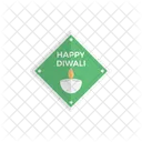 Diwali Karte Feier Icon