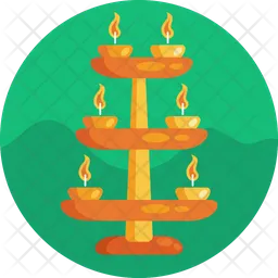 Diwali lamps  Icon