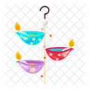 Hanging Lamps Diwali Lamps Diwali Decoration Icon