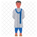 Diwali Man Dress Kurta Pajama Icon