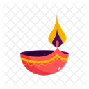 Diwali Oil Lamp Happy Diwal Hindu Festival Icon