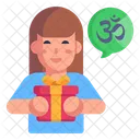 Diwali Present  Icon