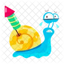 Diwali Snail Cute Snail Slug Icon