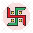 Diwali swastik symbol  Icon