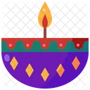 Candle Festivity Hinduism Icon
