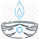 Diya-Beleuchtung  Symbol