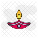 Diya-Dekoration  Symbol