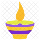 Diya flame  Icon