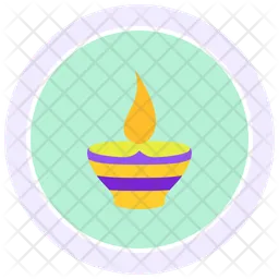 Diya flame  Icon