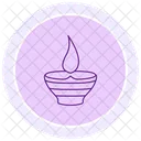 Diya flame  Icon