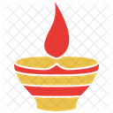 Diya Flamme  Symbol