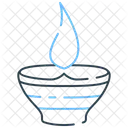 Diya Flamme  Symbol
