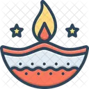Diya Festival Diwali Icon