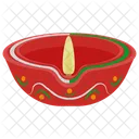 Diya Flame Light Icon