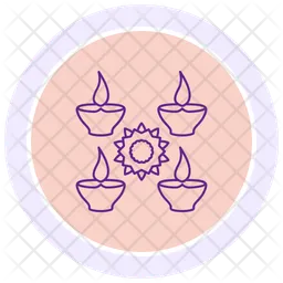 Diya-Muster  Symbol