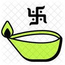 Diya-Öllampe  Symbol