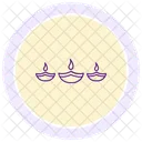 Rangee De Diyas Diyas Rangee Icon