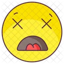Dizzy Emoji Dizzy Expression Emotag Icône