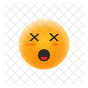 Dizzy Exhaust Dizzy Emoticon Icon
