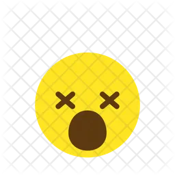 Dizzy Face Emoji Icon