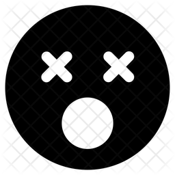 Dizzy Face Emoji Icon