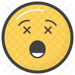 Dizzy Face Emoji Icon