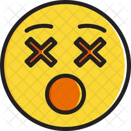 Dizzy face Emoji Icon